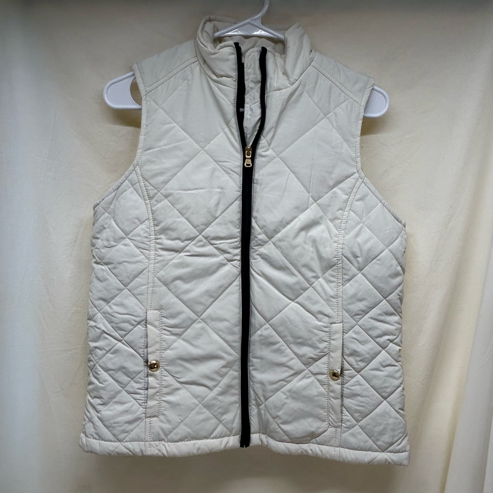 Medium white Ralph Lauren Puffer Vest
